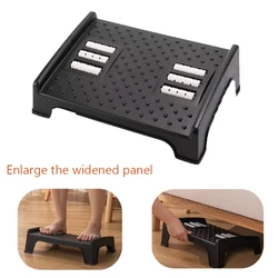 Under Desk Footrest with Massage Surface Non Skid Ergonomic Foot Stool Desk Leg Rest Pain Relief for Office Work Home Study