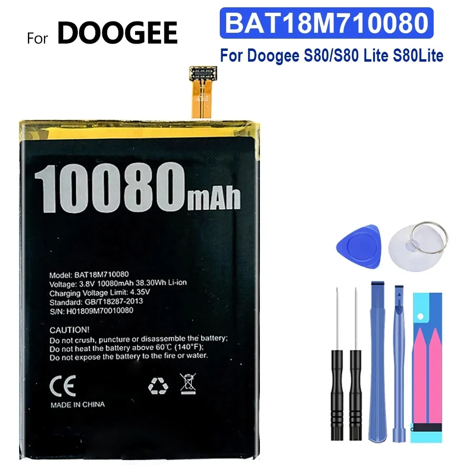 

Мобильный телефон аккумулятор BAT18M710080 10080mAh Для Doogee S80 Lite