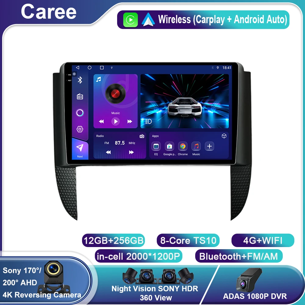 

Android 15 для CHEVROLET Aveo 2004-2010 Android Автомобильный радиоприемник с GPS-навигацией Мультимедийный плеер Carplay Видеоплеер Головное устройство 4G BT