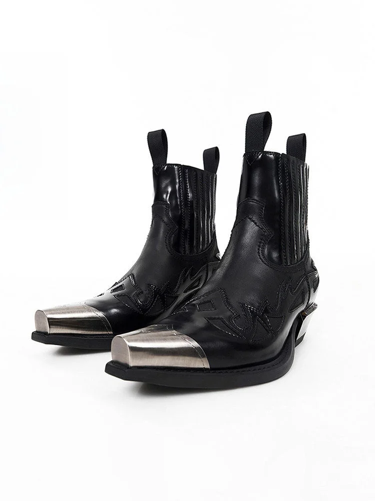 

Мужские ботинки челси StarTexceedend: винтажные, с металлическими элементами, из многослойной воловьей кожи, увеличивающие рост, молодежный тренд, зимние, на резиновой подошве