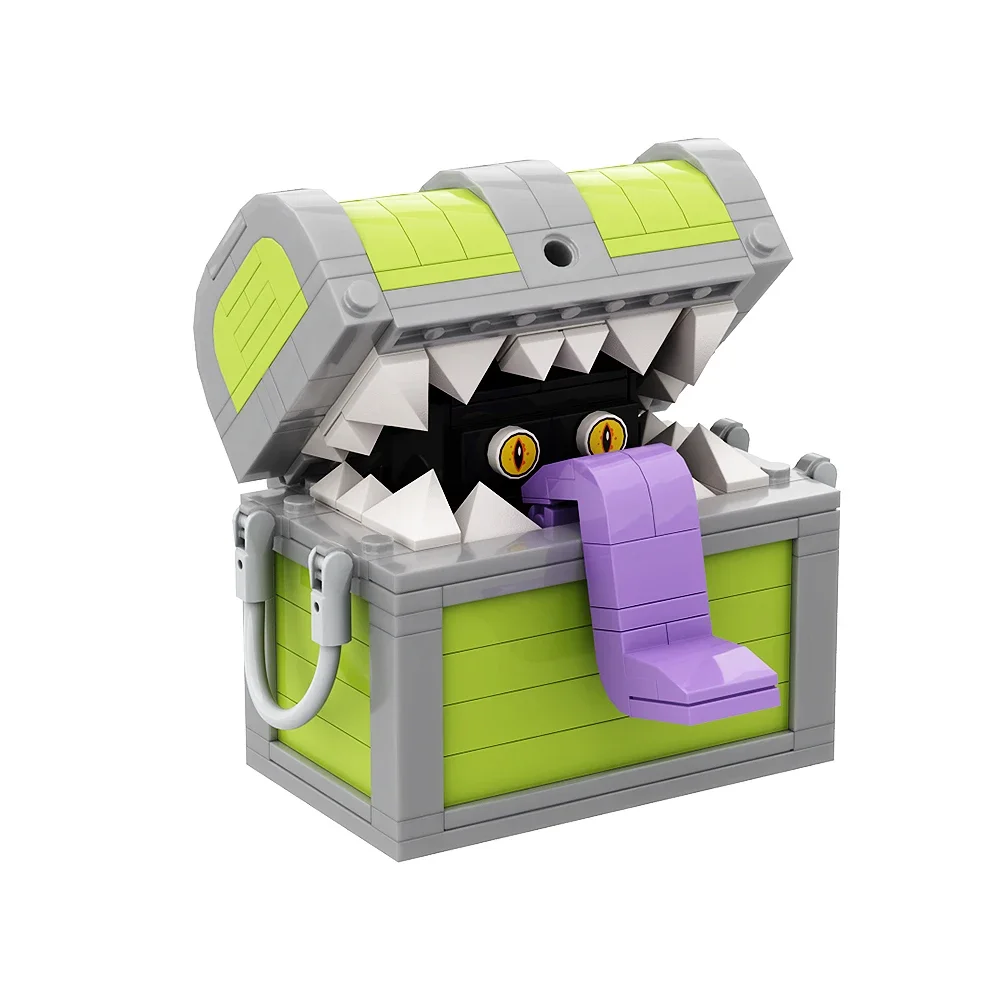 

Gobricks японский мимический сундук Яранzos Monster Box набор строительных блоков Final Treasure Dungeons пиратская коробка модель кирпичные игрушки подарок