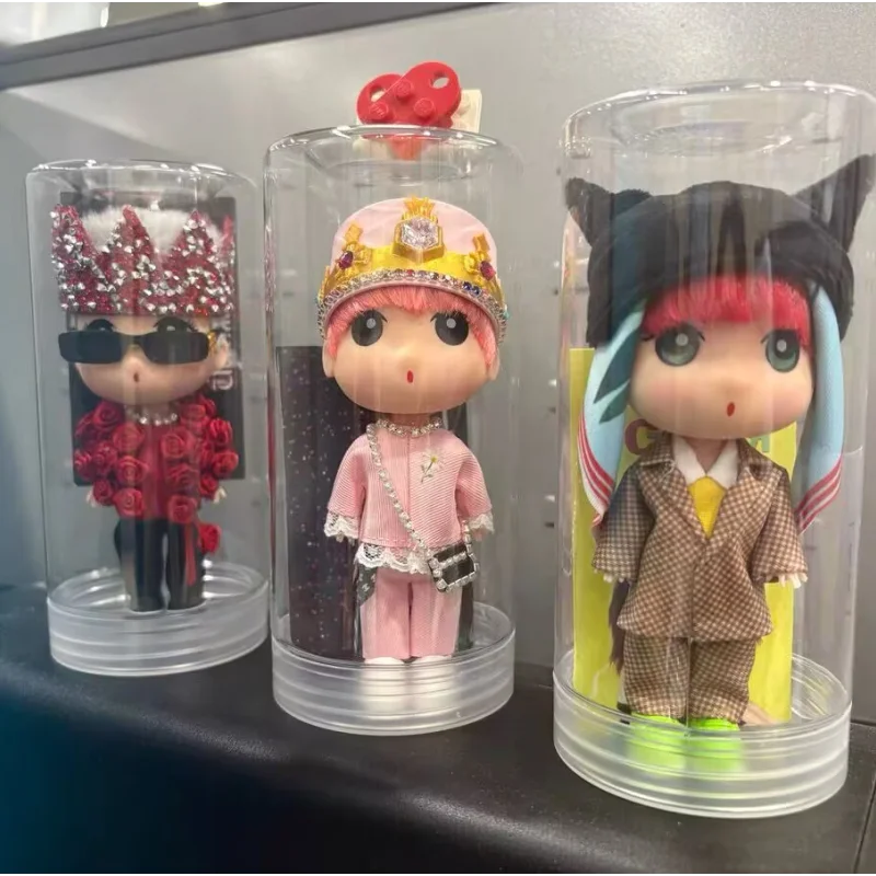 

New Quan Zhilong Concert Doll With Red Rose Crown Handmade Birthday Gift Keychain Pendant Anime Cosplay Collectible Figure