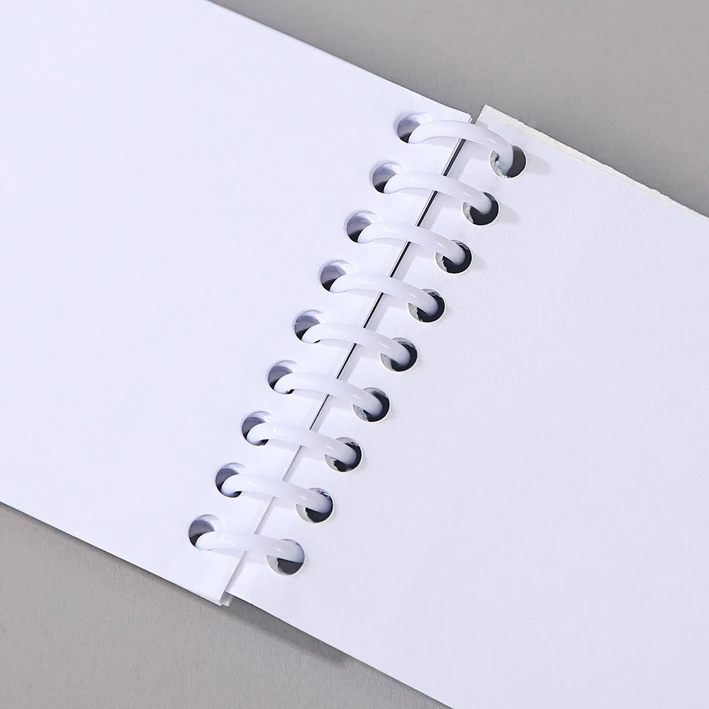 12.5*7.5cm Leopard Print Mini Spiral Pocket Notebooks Memo Pad Coil Booklet Notepads for Office Stationery School Diaries