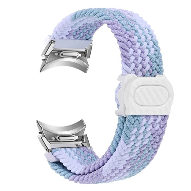 Geflochtenes Band ohne Lücken für Samsung Galaxy Watch 6 4 Classic/5 Pro/44 mm 40 mm 47 mm 43 mm 45 mm 46 Nylonarmband Galaxy Watch 6 Armband