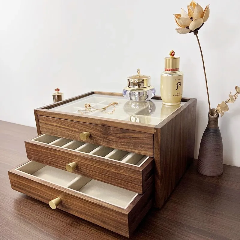 

Black walnut jewelry storage box