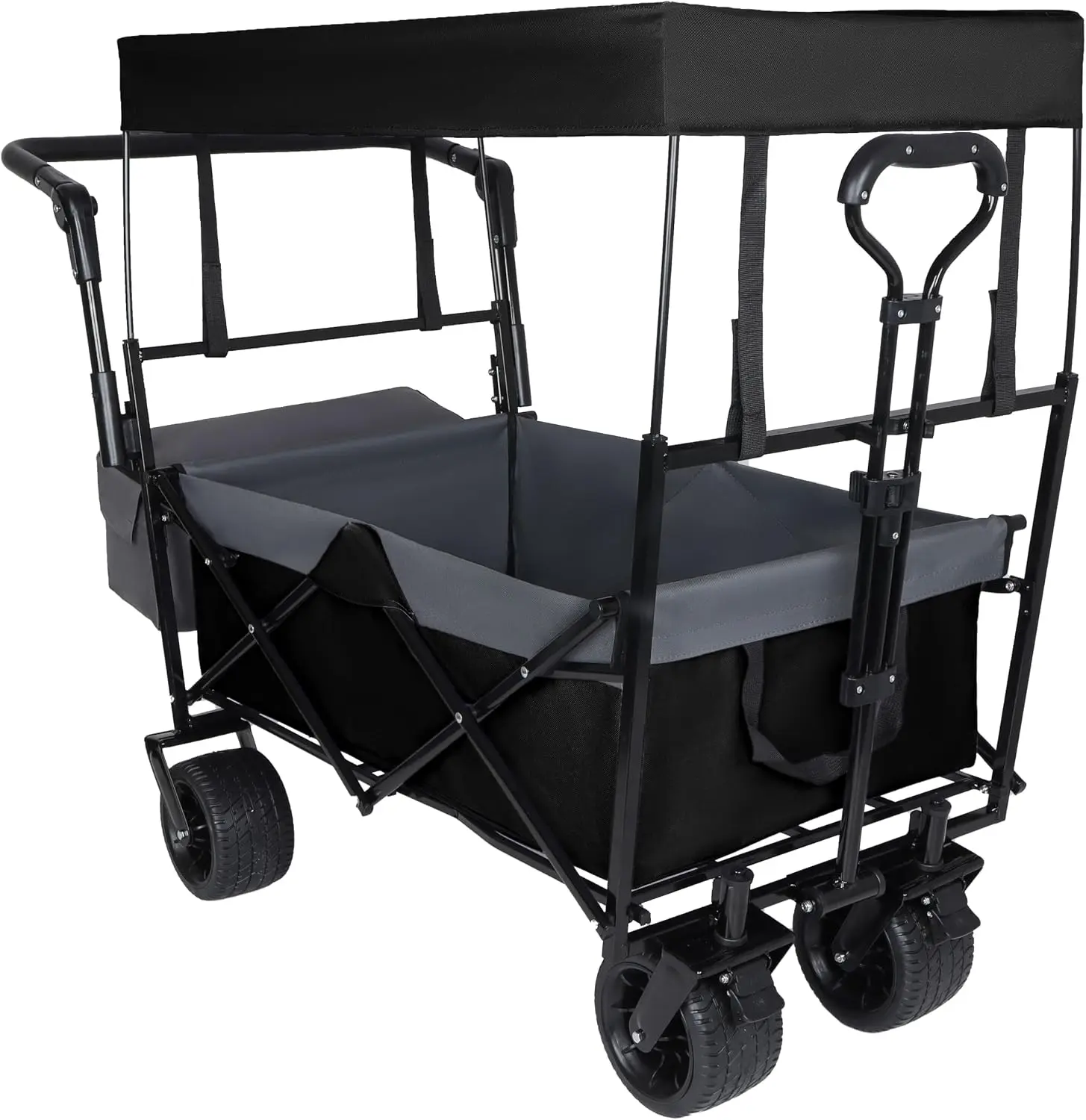 480LBS Heavy-Duty Foldable Wagon Cart–All-Terrain 7
