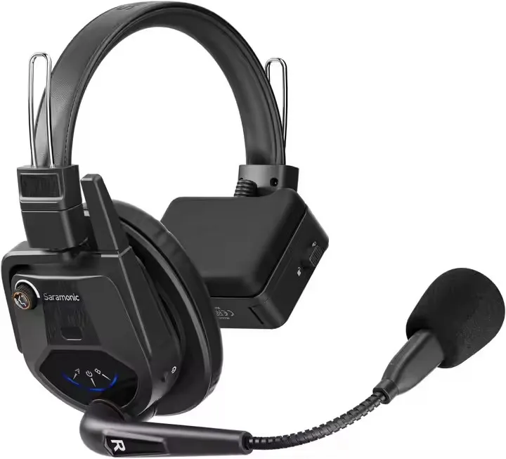 

Saramonic WiTalk9 WT2S Full-Duplex Wireless Headset Intercom System 500m Ran Team Communication 1 Master 1 Remote Walkie Talkie