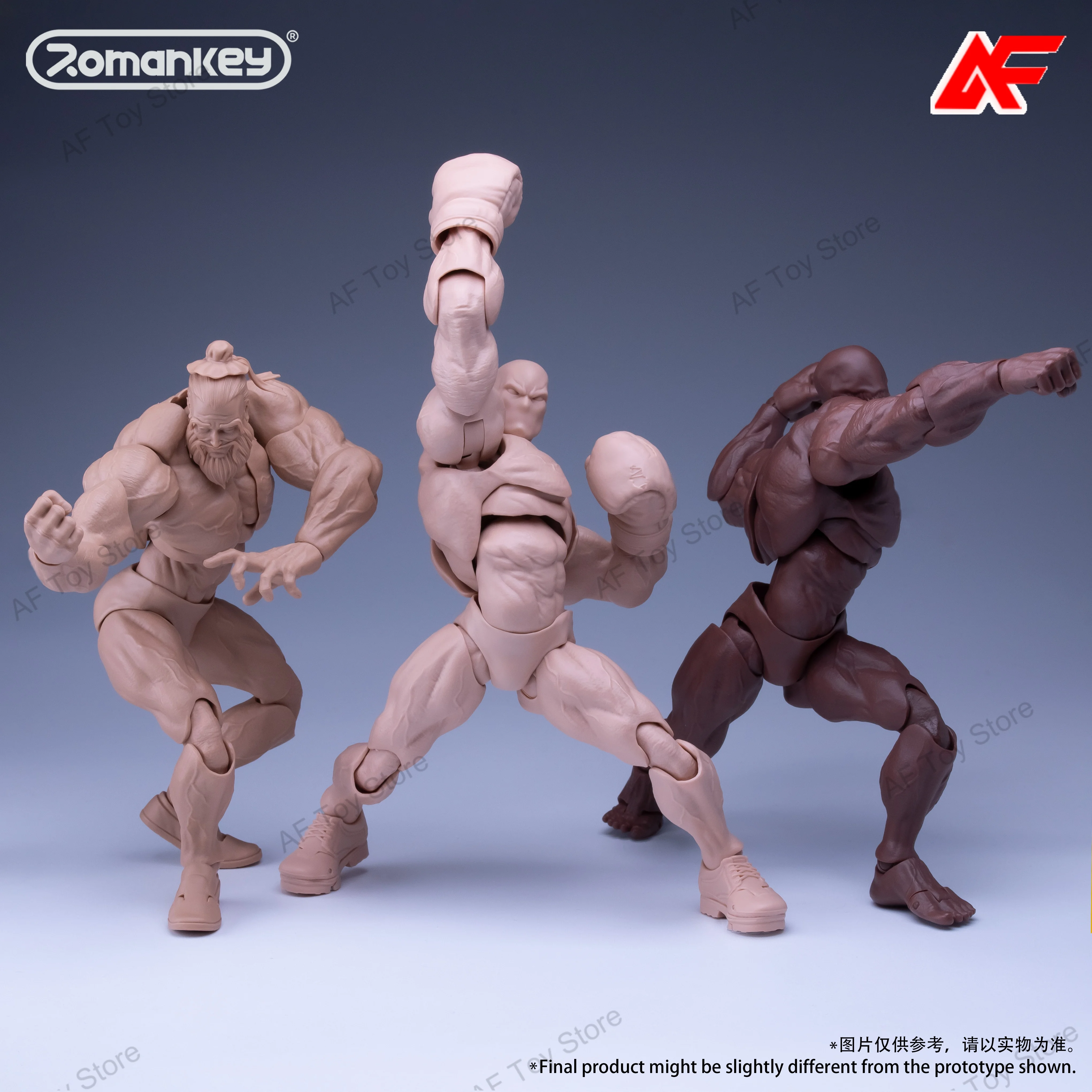 로만키 UMS003 1/12 스케일 빅 가이 남성 군인 슈퍼 플렉시블 가동 근육질 바디 헤드 포함 6인치 액션 피규어 인형 장난감