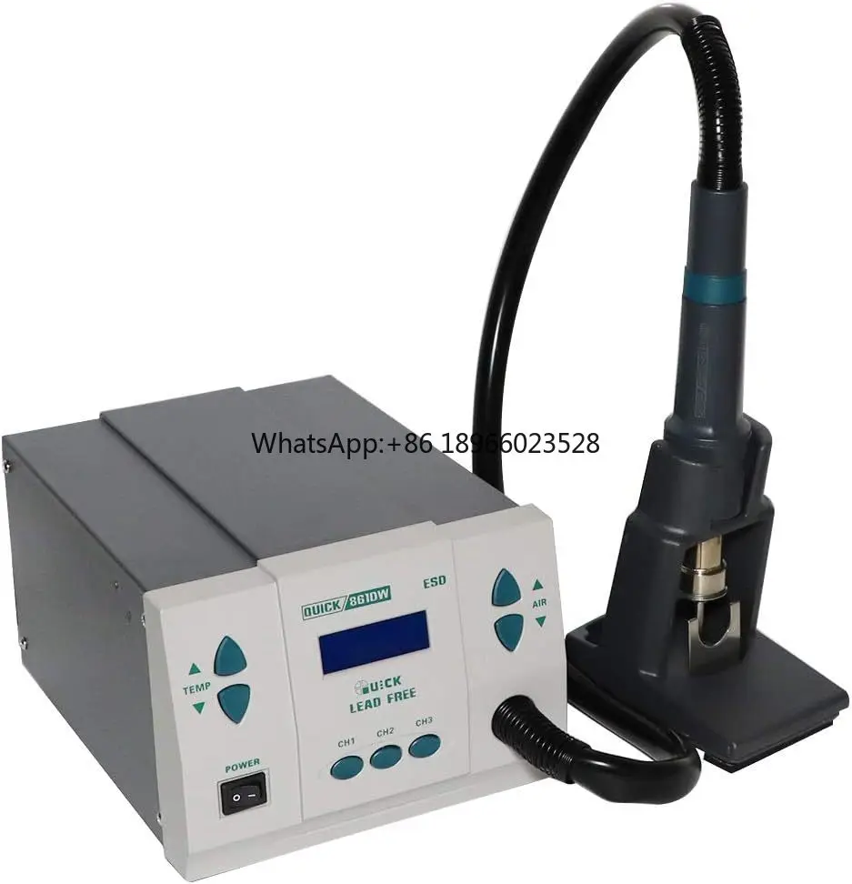 

861DW Max lead-free Soldering Station Hot Air Rework For Motherboard Phone PCB 110V 220V Welding Desoldering Repair Tools