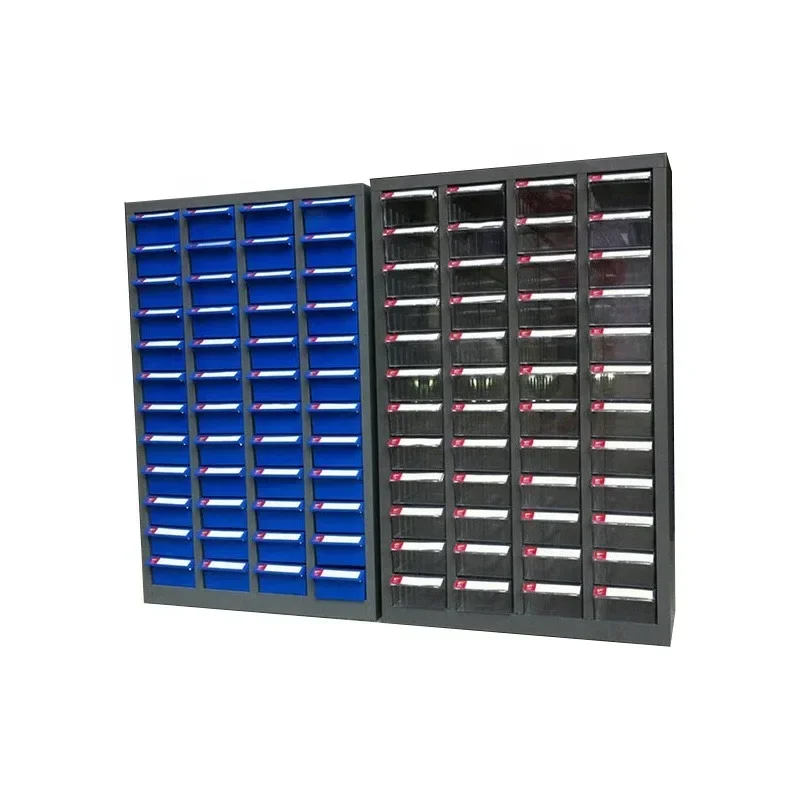 Industrial Metal Electronic Component Storage Cabinets, Small Parts, 48 Drawer