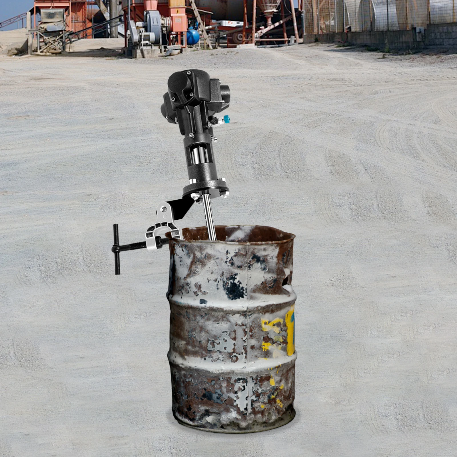 

50 Gallon Agitator Machine Pneumatic Mixer Tank 190L Stepless Speed Regulation Pneumatic Paint Mixer Stirrer
