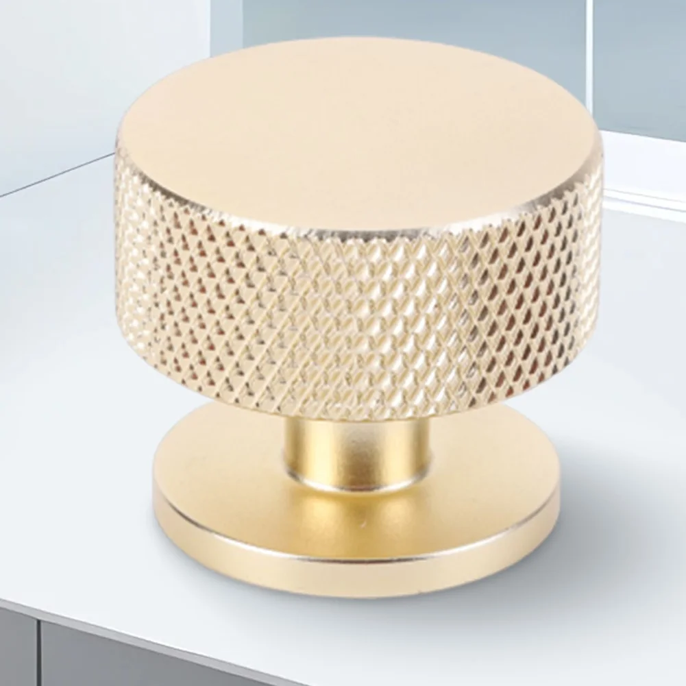 

10 PCS Cabinet Handles Single Hole Drawer Knobs Knurled Kitchen Cupboard Knobs Cupboard Door Knob Pull Handle Furniture Hardware