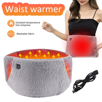 Electric Heating Abdomen Belts Adjustable Waist Belt Hand Warmer USB Charging Abdominal Relaxation Massage Cold Protection Tools