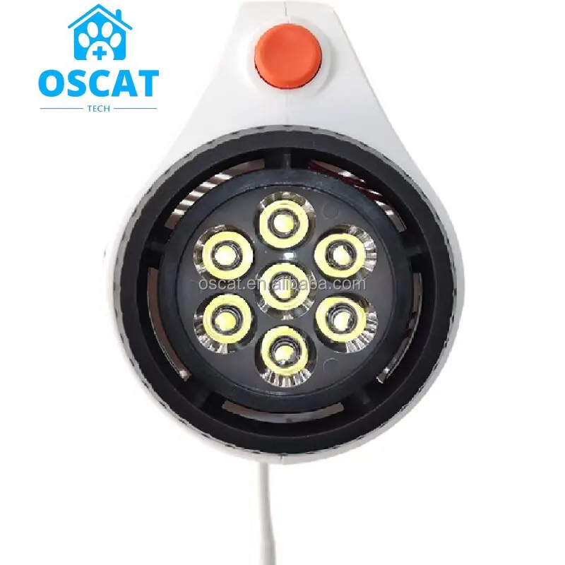 

OSCAT Veterinary Equipment Surgical Mobile Examination Lamp on Wheels for Animal Hospital