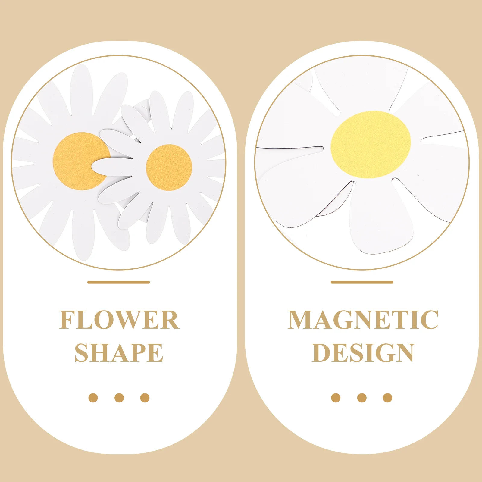 

1Set Magnetic Flower Fridge Sticker Robust Decorative Magnets for Refrigerator Kitchen Car Accessories Magnetic Car Sticker