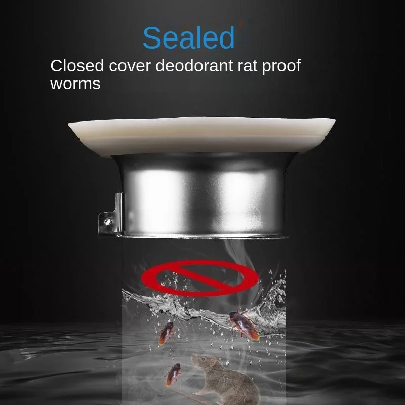 Accessori per il bagno Squatting Pan Anti-odore Plug Squat Toilet deodorante Stopper vasca da bagno in acciaio inossidabile coperchio Anti-blocco