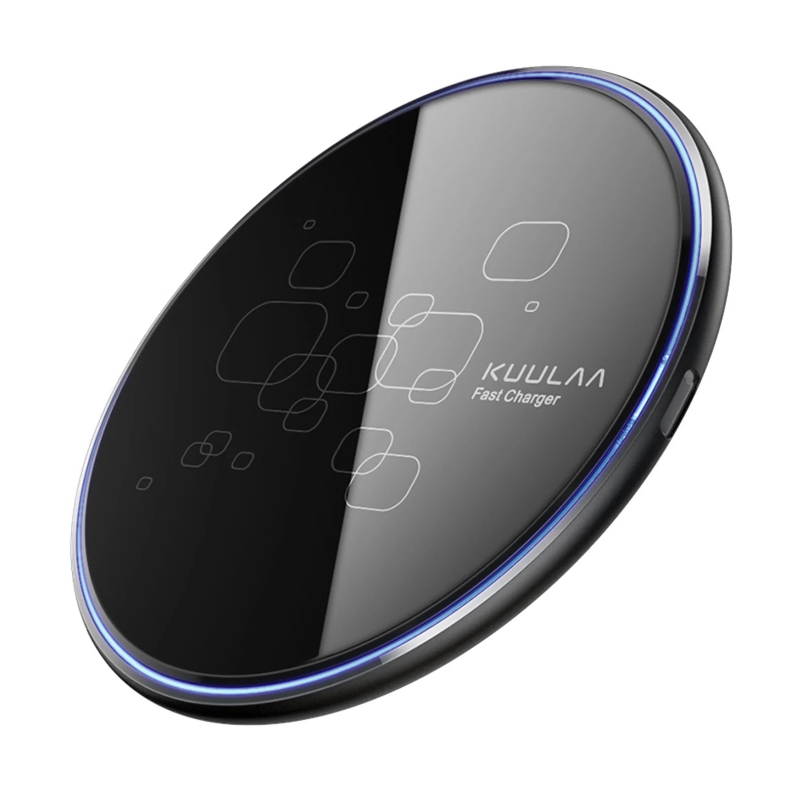 15W Wireless Charger For 14 13 12 11 Max XS XR 8 Plus Mirror Wireless Charging Pad For S9 S10+ Note 9 8