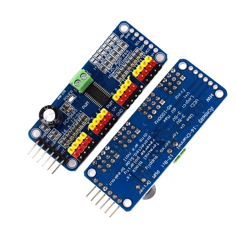 (170)16Ch PWM/Servo/Servo Driver Board Controller IIC PCA9685