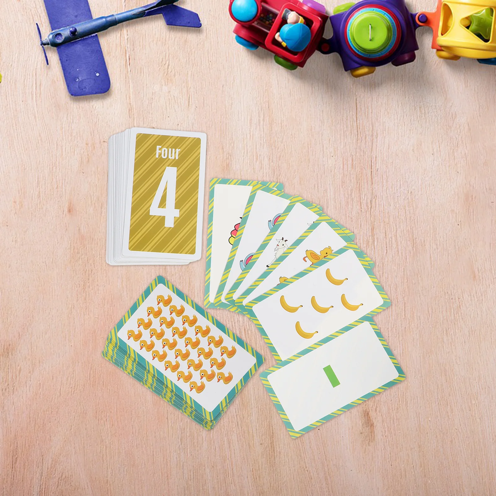 

1Set Early Education Recognition Number Flash Cards Preschool Learning Games Toddlers Educational Cognitive Development Flash