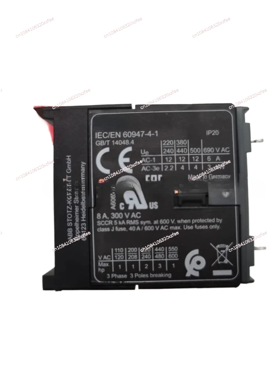 BC6-30-10-P 24V DC Contactor