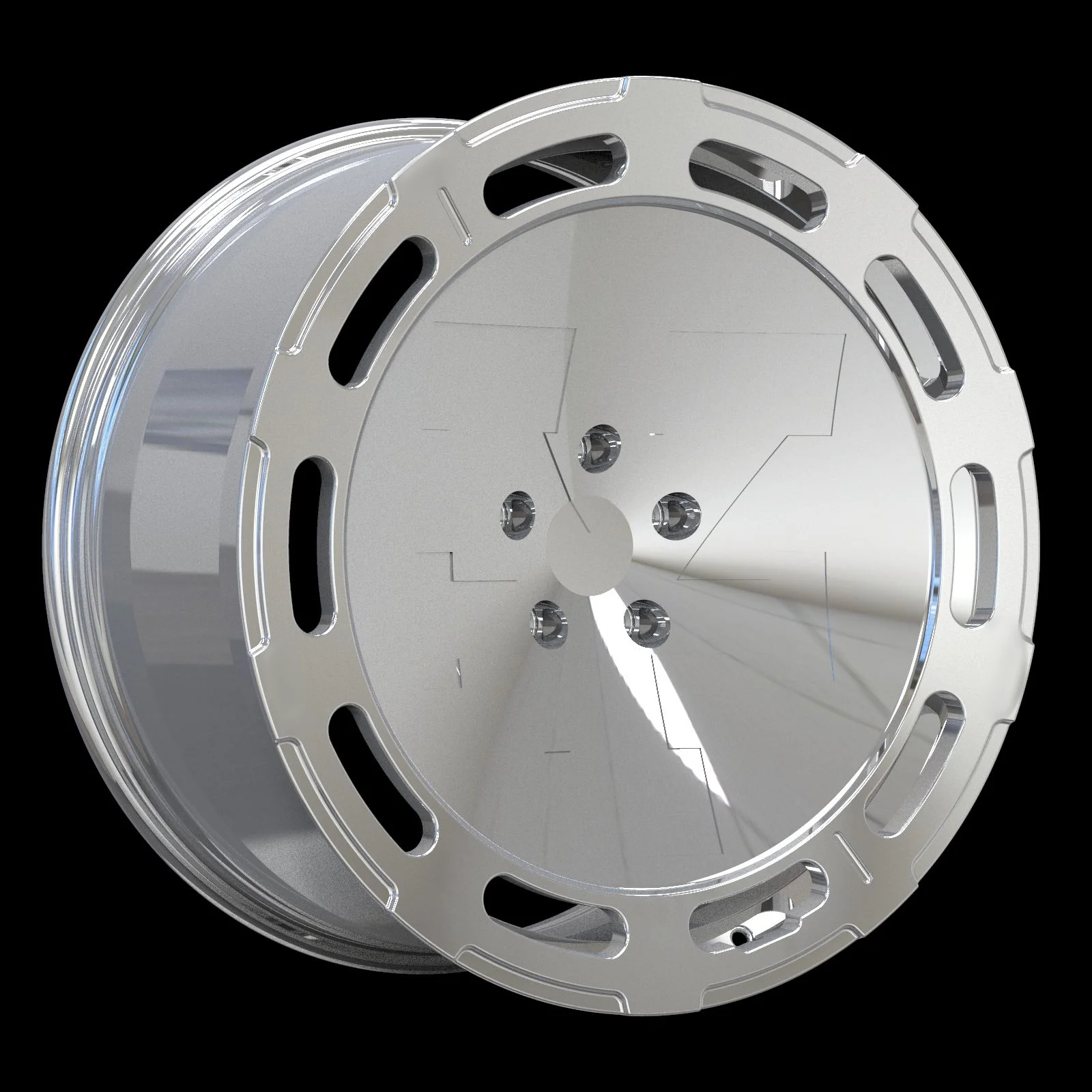 

For Custom Wheels Forged Alloy Core Wheel 110mm Abec 7 Bearing Neo Chrome Wheel Polished Forged Rims 35mm Die