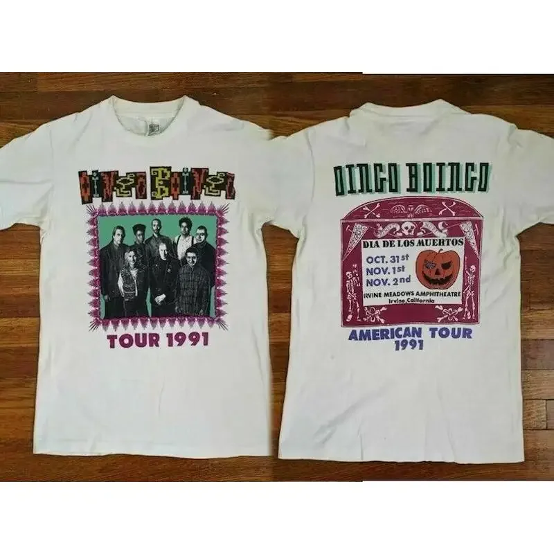 Oingo Boingo T-Shirt Vintage 1991 Irvine Meadows Dia De Los Muertos