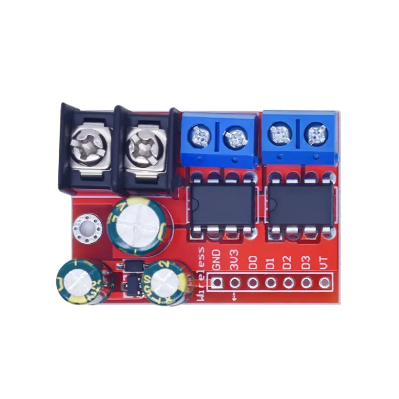 Remote Control Motor Drive Module H Bridge, Dual DC Voltage, Reverse PWM, Speed ​​Regulation, Dual Super, L298N, 5AD, 5A, 3V-14V