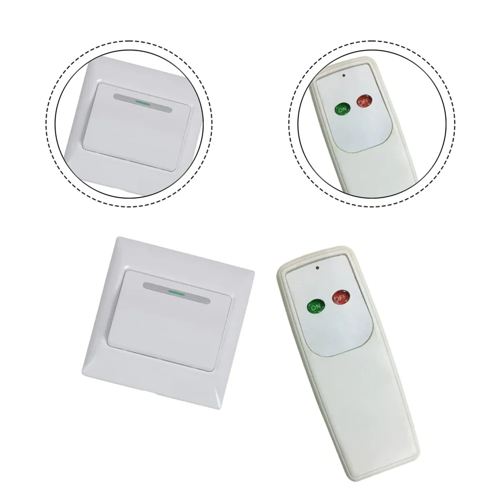 Wireless Remote Control Switch 86 Type Wall Panel Controller For For Smart Home For Lighting Appliance Management 2 3 Gang AC220