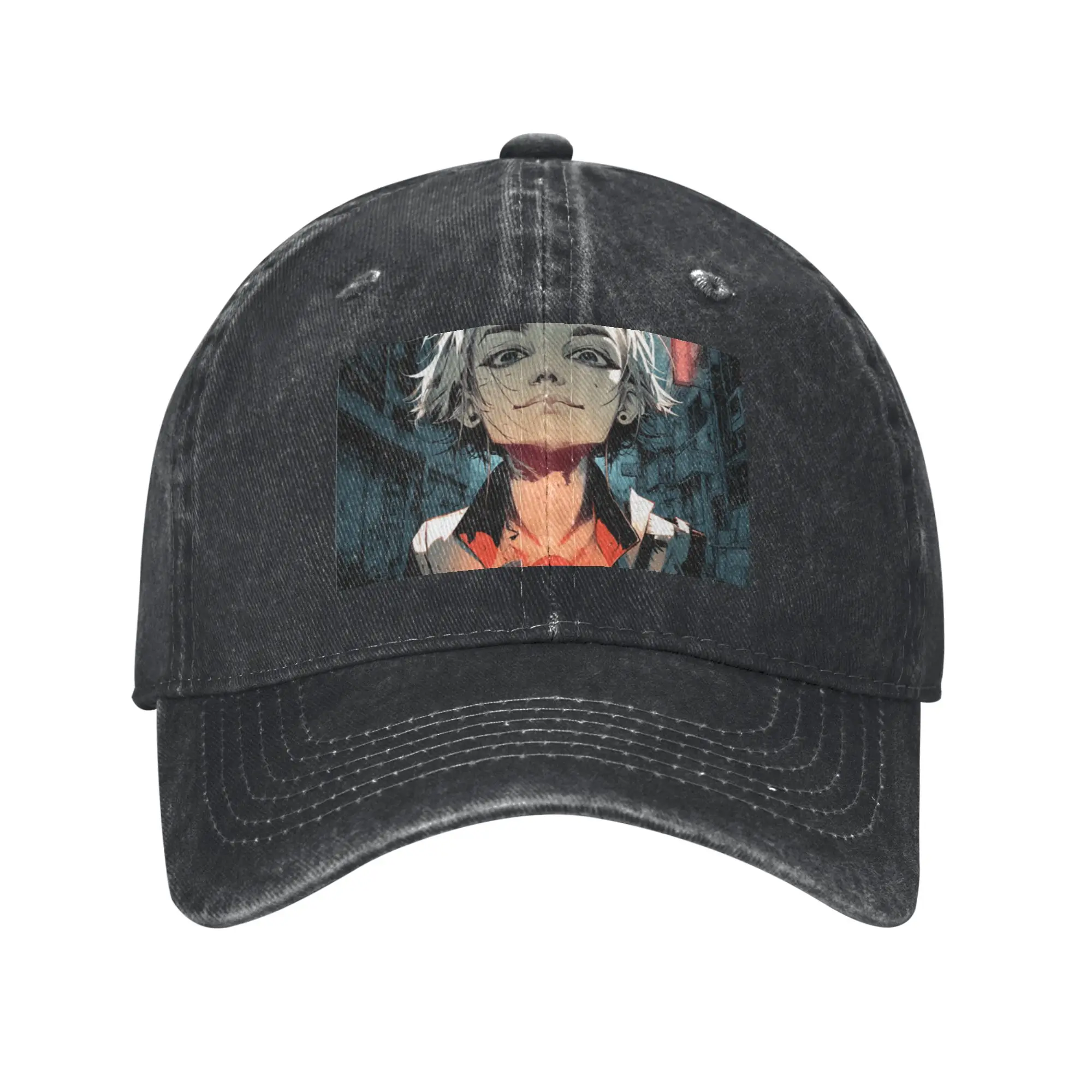 Fashion ZERO   I Found Something I Shouldn t Have   Ghost Origin Print baseball cap  Artistic Style Hat