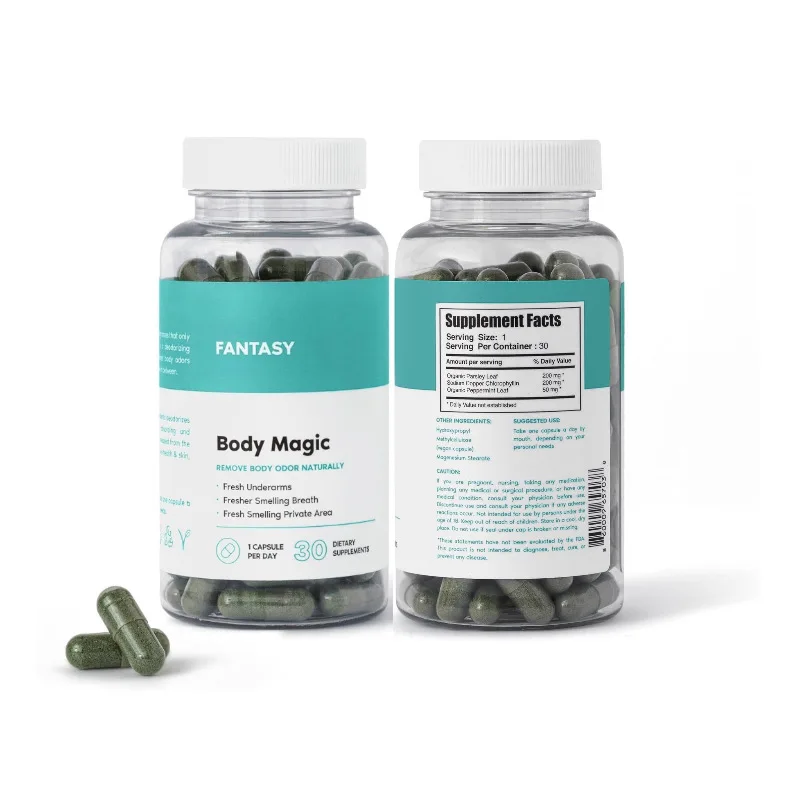 

Магия тела | Хлорофилские капсулы Детокс, пищеварение, здоровье желобов, поддержка кожи и жирная кожа - усилитель естественной энергии