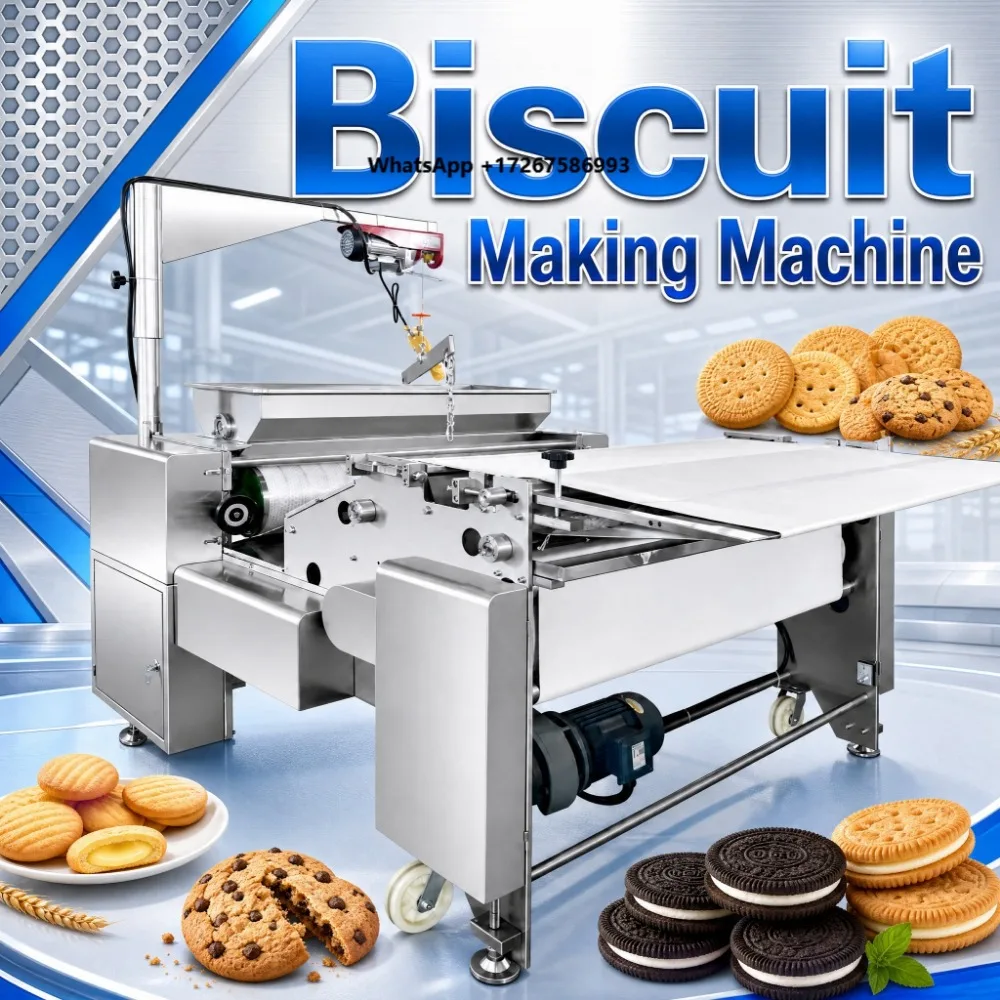Industrial Soft Biscuit Making Machine Cookie Shaping Moulder for Bakery Snack Food Processing Plant Production