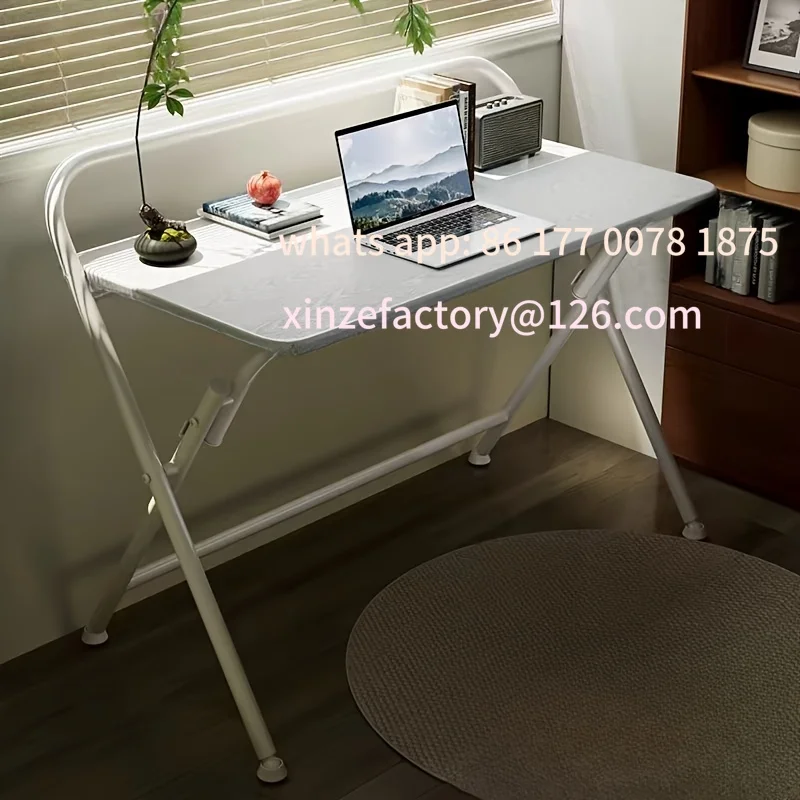 Customizable Student Study Table 24 Inch Foldable Desk, Foldable Study Table for Books, Computer or Other Items Organization