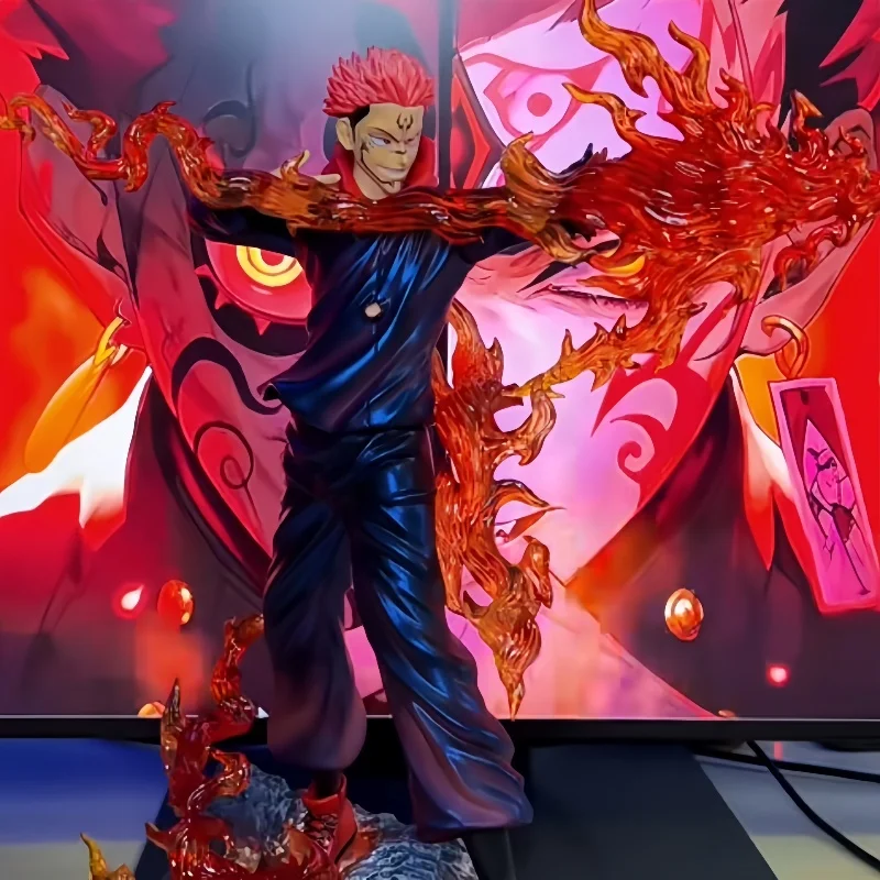 

Jujutsu Kaisen Extreme Fan, двусторонняя фигурка Su Nuo Knotweed, аниме, периферийные устройства, коллекционные декоративные украшения, подарки