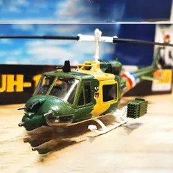 1:72 Scale UH-1F Huey helicopter Plastic simulation aircraft finished model Static collectible decorations Souvenir gift