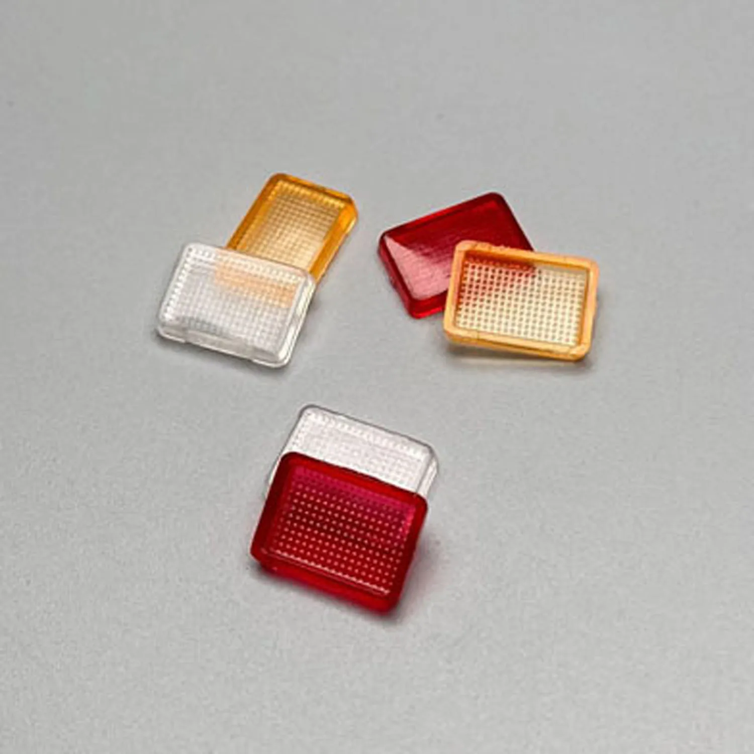 14*10*2.3 مللي متر البلاستيك الذيل LED قذيفة DIY بها بنفسك TAMIYA 1/14 RC شاحنة جرار FH16 نموذج مركبة الملك محول مقطورة قلابة ترقية