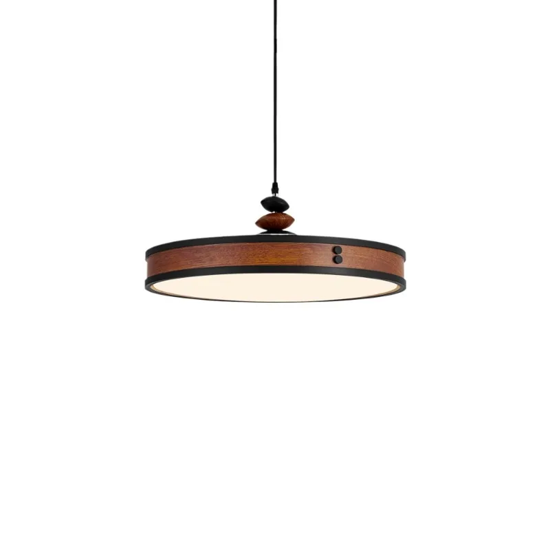 

Wabi Stillwind retro restaurant chandelier medium ancient style walnut pattern contrasting color dining room table light eye