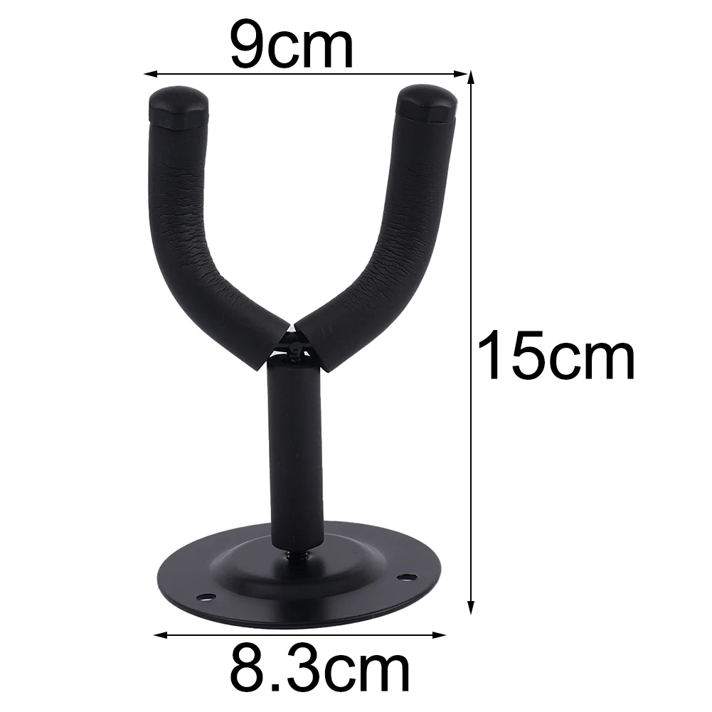 Convenient Wall Mount Guitar Stand Bracket with Foam Padding Perfect for Displaying and Safely Storing Your Instruments