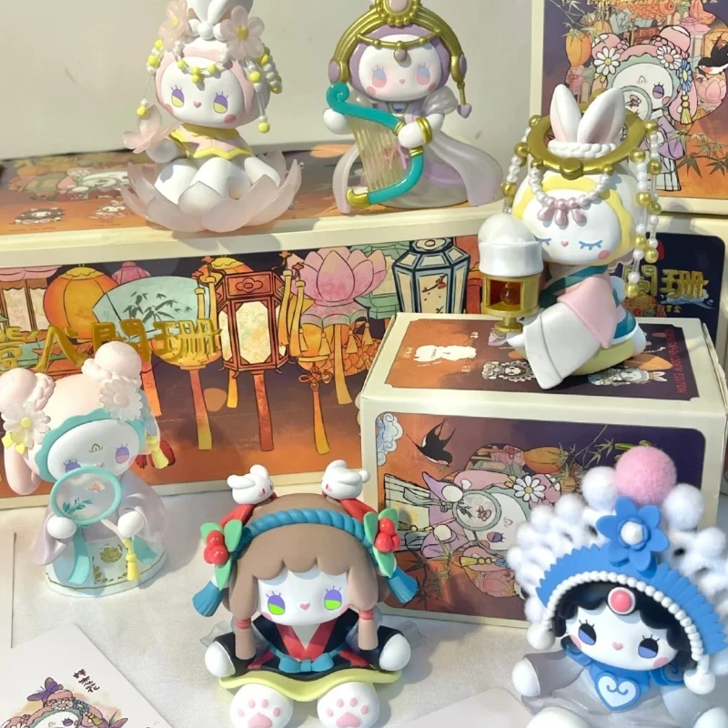 EMMA سر الغابات خافت أضواء سلسلة صندوق أعمى اللعب لطيف أنيمي عمل نموذج لجسم الحلي صندوق غامض فتاة طفل مفاجأة الهدايا