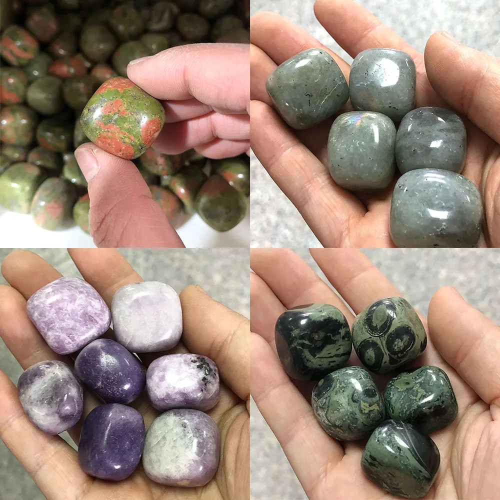 Natursteine Kristall Trommelstein Quarz Mineralien Kristalle Reiki Heilung Chakra Home Raumdekoration Energie Spirituelles Produkt