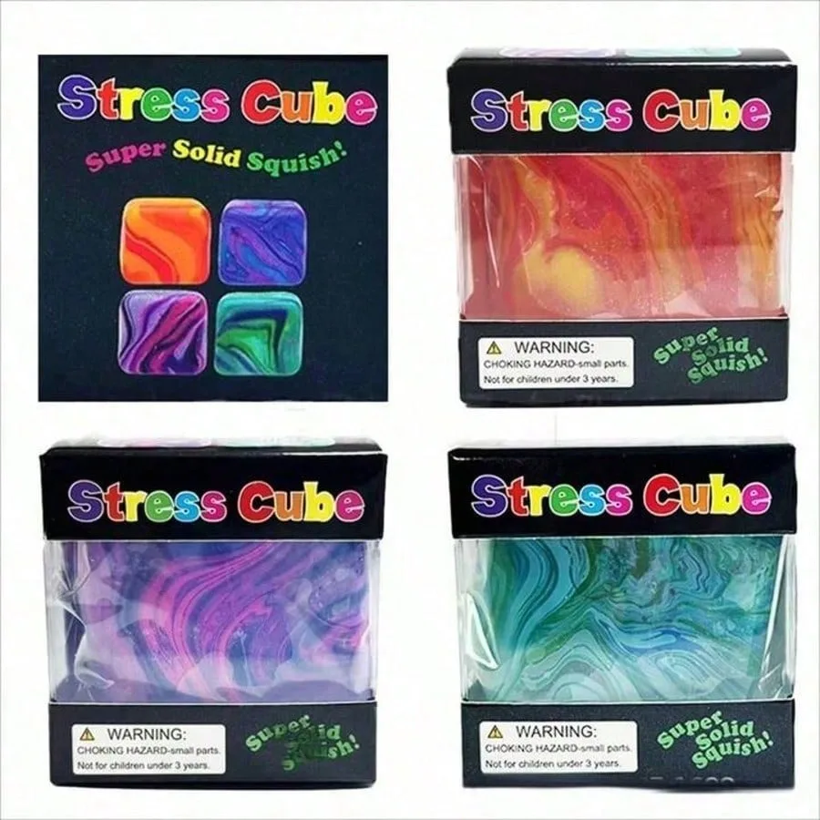 Nuevo Juguete Antiestrés de Imitación de Cubo de Hielo de Rebote Lento 2026, Equipo de Juego, Juguete Sensorial, Juguete Fidget Suave, Cubo