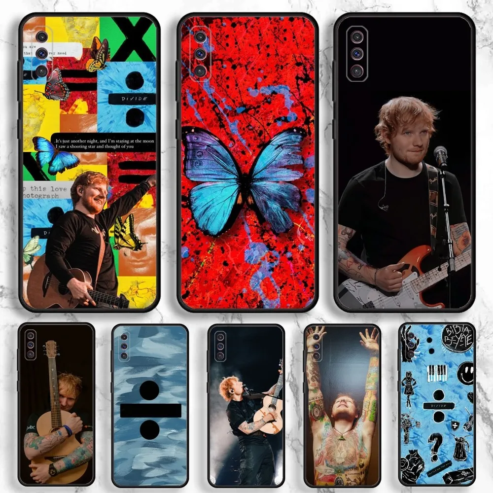 Ed Sheeran Singer Phone Case For Samsung Galaxy A13,A21s,A22,A31,A32,A52,A53,A71,A80,A91 Soft Black Phone Cover