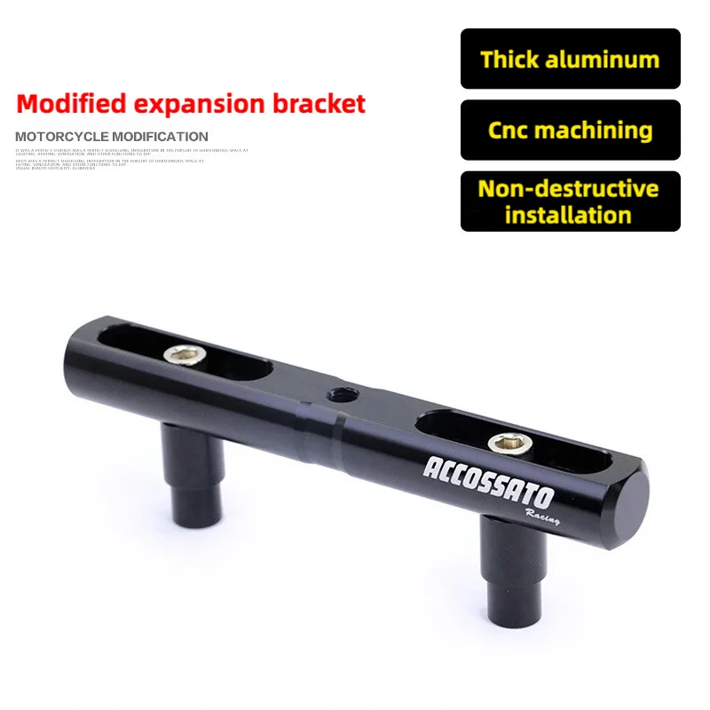 

Motorcycle GPS Navigation Holder Multifunction Expansion Stand Bar Phone Plate Bracke For Qianjiang Sai250 Sai600 QJ SAI 250 600