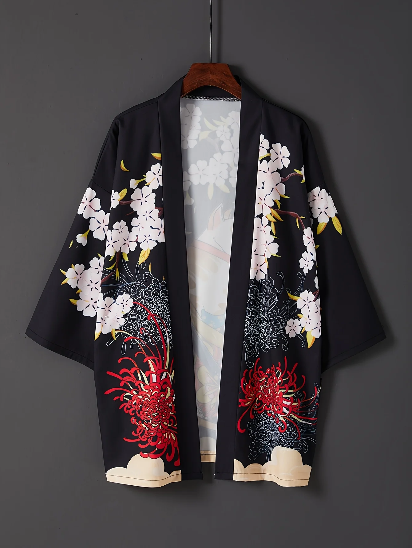 2026 Summer Men's Kimono 3D Printed Design Breathable Lightweight Casual Fashion Outdoor Street Men's Clothing