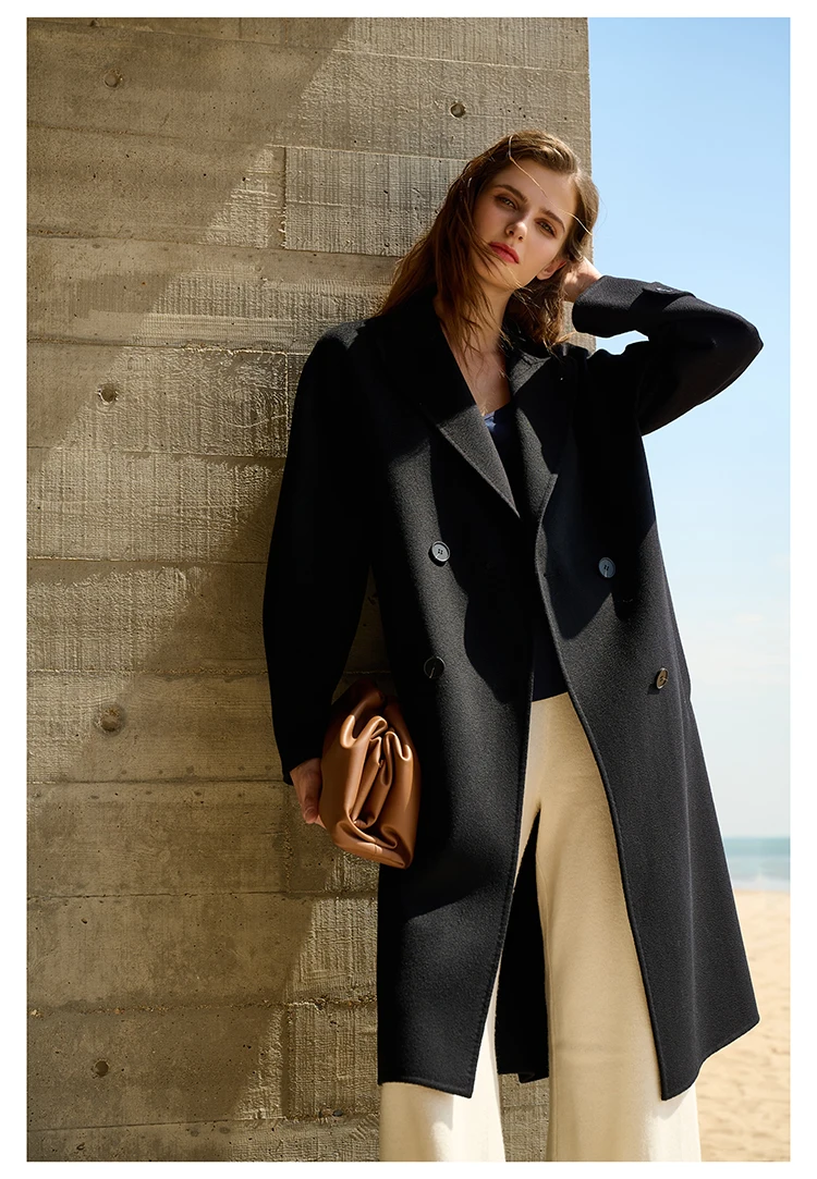 

Cashmere Coat Women 100% High quality Pure Cashmere Coat Women Women's coat Outerwears