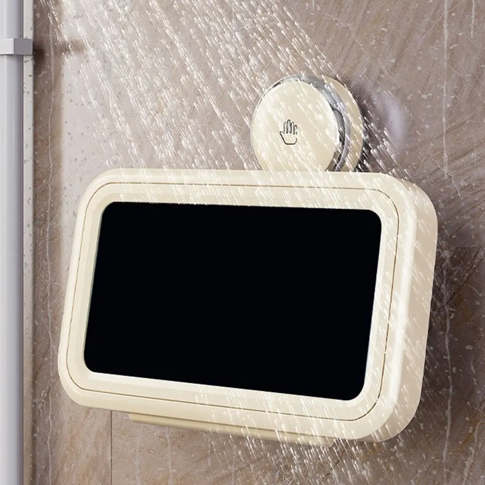 

Suction Cup Waterproof Phone Holder Adjustable 360° Rotation Bathroom Phone Rack Easy Installation High Sensitivity