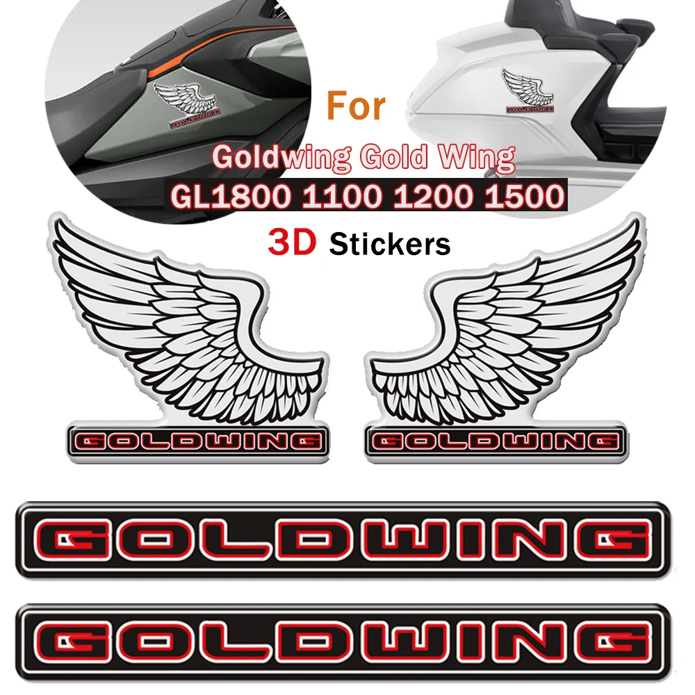 

For Goldwing Gold Wing GL1800 1100 1200 1500 2018 2019 2020 Tour F6B GL 1800 Cover Emblem Fairing Stickers Logo Symbol
