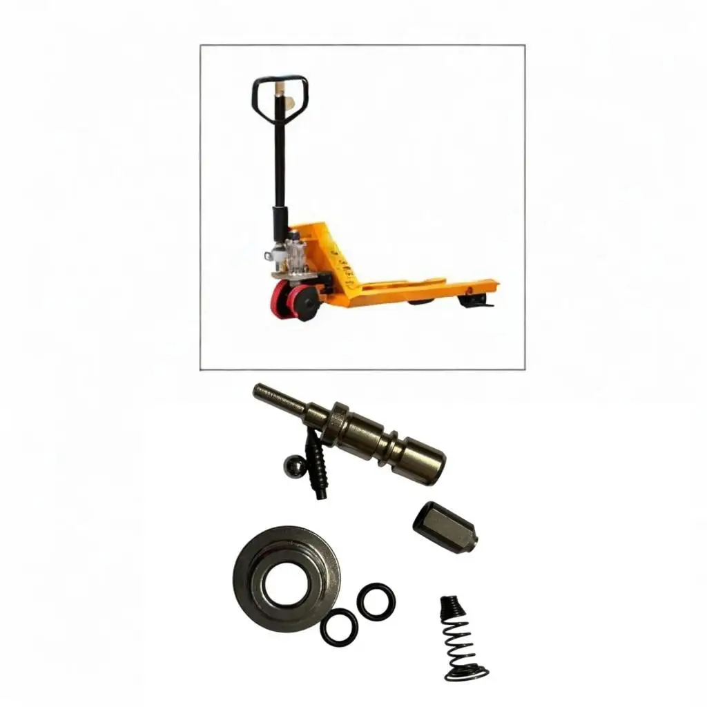 

Hydraulic Forklift Valve Core Heavy Duty Metal Pump Replacement for Manual Forklift Pallet Truck Accessory