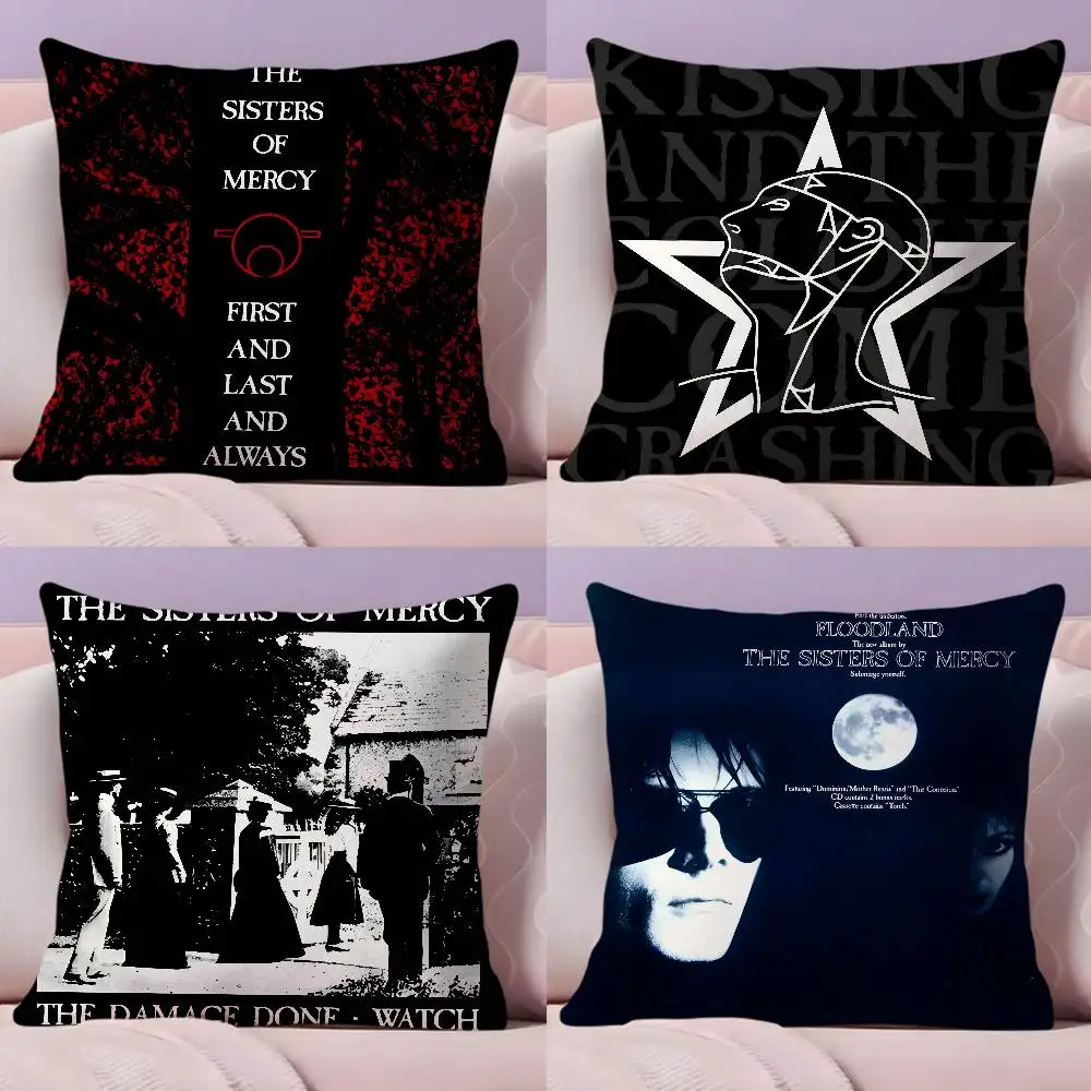 

The S-Sisters of M-Mercy band Pillow Case Pillowcase Ultra Soft Skin Friendly Fabric Cloud Like Comfort & Concealed Zipper