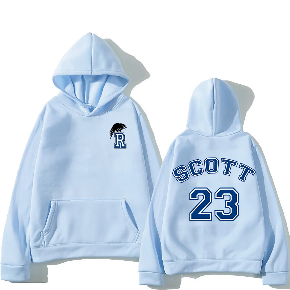 Fashion Men's Clothing Tree Hill Ravens Scott 23 Hoodies Long Sleeve Fleece Sweatshirts Windproof Anti Bacterial Unisex Pullover