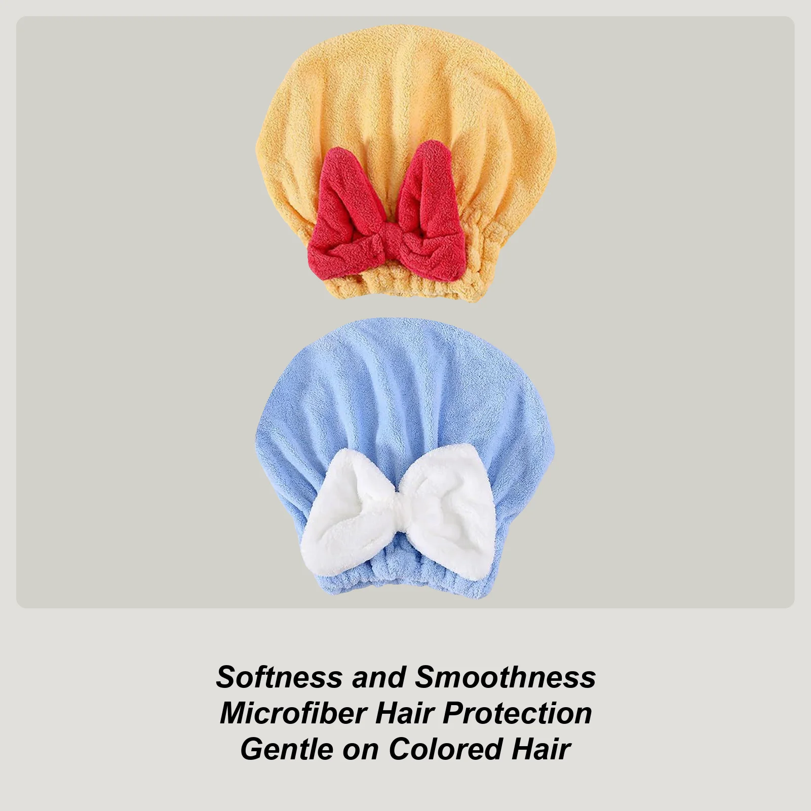 Towel for Hair Soft Super Absorbent Turbans Anti Frizz Wrap Hair Drying Towels Ultra Absorbent Soft Hair Towel Wrap Turban